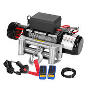 12V 14500LBS STEEL CABLE ELECTRIC WINCH WIRELESS REMOTE 4WD TRUCK OFFROAD 6577KG