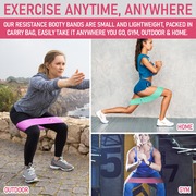 Resistance Band Set of 3 Small Medium Large
