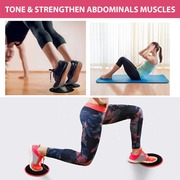 2 Set Gym Fitness Foam Circle Pad Pink Pair