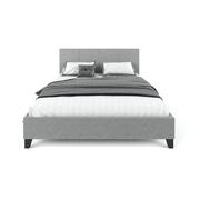 Unique modern design Bed Frame - Grey Double