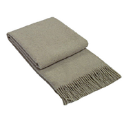 Brighton Throw - 100% NZ Wool - Beige