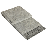 Brighton Throw - 100% NZ Wool -  Grey