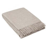 Cambridge Throw - 100% NZ Wool -  Silver