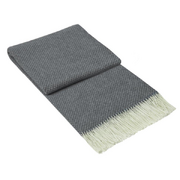 Chiswick Throw - Merino Wool/Cashmere - Grey