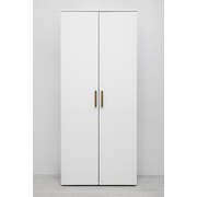 Universal Storage Cupboard - Slim Shaker Panel - Deco Gold Handle