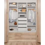 Two Shelf/Hangrail Walk In Wardrobe