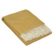 Hampton Throw - Merino Wool Blend - Ochre