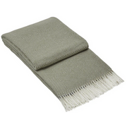 Hampton Throw - Merino Wool Blend - Light Grey