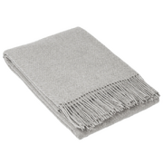 Hampton Throw - Merino Wool Blend - Silver