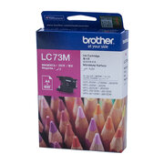 BROTHER LC-73M Magenta High Yield Ink Cartridge - DCP-J525W/J725DW/J925DW, MFC-J6510DW/J6710DW/J6910DW/J5910DW/J430W/J432W/J625DW/J825DW - 600 pages