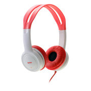 Volume Limited Kids Red Headphones