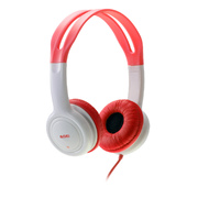 MOKI Volume Limited Kids Red Headphones
