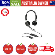 Premium Dual Ear Usb Headset: Hd Audio, Noise Canceling Mic, Busy Light
