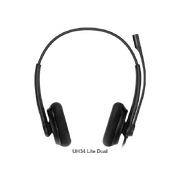 YEALINK UH34 Dual Ear Wideband Noise Cancelling Microphone - USB Connection, Foam Ear Cushions, Designed for Microsoft Teams