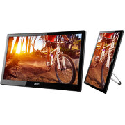 AOC 15.6" 8ms 1366 x 768 USB 3.0 Powered Business Monitor - Tilt,VESA75mm