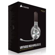 Corsair Virtuoso Wireless RGB SE Espresso 7.1 Headset. High Fidelity Ultra Comfort, Broadcast Grade 9.5mm Microphone, USB and 3.5mm