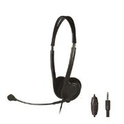 Light Weight Headset with Boom Microphone (Single Combo 3.5mm Jack)