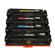 Hp Compatible Cf400X #201X Series Premium Generic Toner Cartridge Set (4 Cartridges)