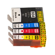 Hp Compatible 934Xl Series Compatible Inkjet Cartridge Set (4 Cartridges)