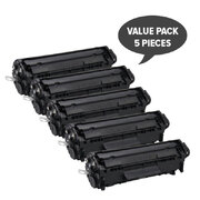 Hp Compatible Q2612A #12A Cart-303 Premium Generic Toner (Set Of 5)