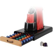 Coffee Pods Holder Storage Drawer Compatible(Natural)
