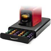 Coffee Pods Holder Storage Drawer Compatible (Black)