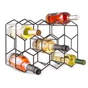 14 Bottle Freestanding Modern Metal Countertop Wine Rack Countertop