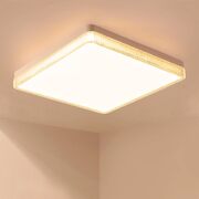 36W Flush Mount Ceiling Lights LED Square White 23cm