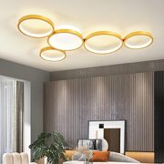 LED Golden Ceiling Light with Remote Control 54W