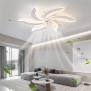 Low Ceiling Light Fan, Low Profile, 6 Wind Speed, 3 Colors (68 Cm)