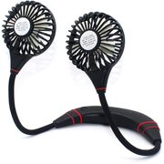 Air Cooler Hands-Free Portable Sports Neck Hanging Fan with USB Rechargeable & 3