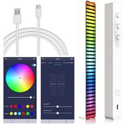 Smart Colorful RGB Music Sync Light Bar with App Control for Gaming, TV and Part