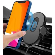 360 Wireless Car Charger Mount with Auto-Clamping 15w Fast Charging