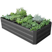 Large Garden Bed 180 X 90 X 45Cm Slat Support King Size