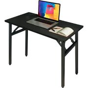 Sturdy and Heavy Duty Foldable Office Computer Desk Brown, 80cm