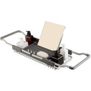 Aluminum Extendable Bathtub Caddy Tray for Bathroom