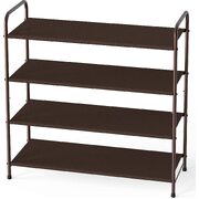 Maximize Your Storage Space with a Stylish 4 Tier Metal Shoe Rack