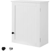 Enhance Your Space with the White Wall Cabinet: Stylish Storage with a Door