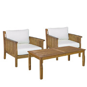 Table and Armchairs 3pcs