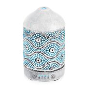 100Ml Metal Essential Oil And Aroma Diffuser-Vintage White