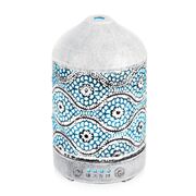 100ml Metal Essential Oil and Aroma Diffuser-Vintage White