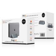 Stage S5 Adjustable Dual Bay Tablet, Laptop and MacBook Vertical Stand