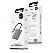 Mbeat Tough Link Usb-C To Dual 4K Hdmi Adapter - Space Grey