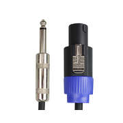 Precision Audio 5 Pack Speakon To 1/4" 6.35Mm Cable Amp Mixer Speaker 10M