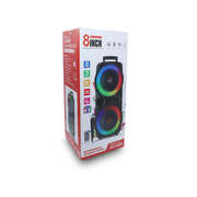 Precision Audio Dual 8" Portable Karaoke Bluetooth Party Speaker