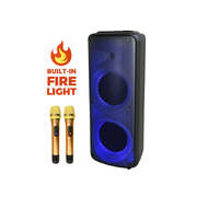 Precision Audio 800W Portable Bluetooth Karaoke Speaker Wireless Mics