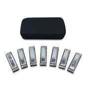 Freedom 7 Pack Harmonica Set Key Of A B Flat C D E F G | 10 Hole