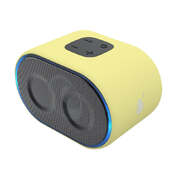 Portable Bluetooth Speaker Tws Function 300Mah Battery Led Light Bts 5.0 Energy Saving 3W Yellow