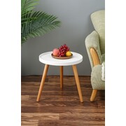 Round Bedside Table Smal Side Table Bedroom Modern Furniture