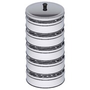5 Tier 28Cm Stainless Steel Steamers With Lid Work Inside Of Basket Pot Steamers